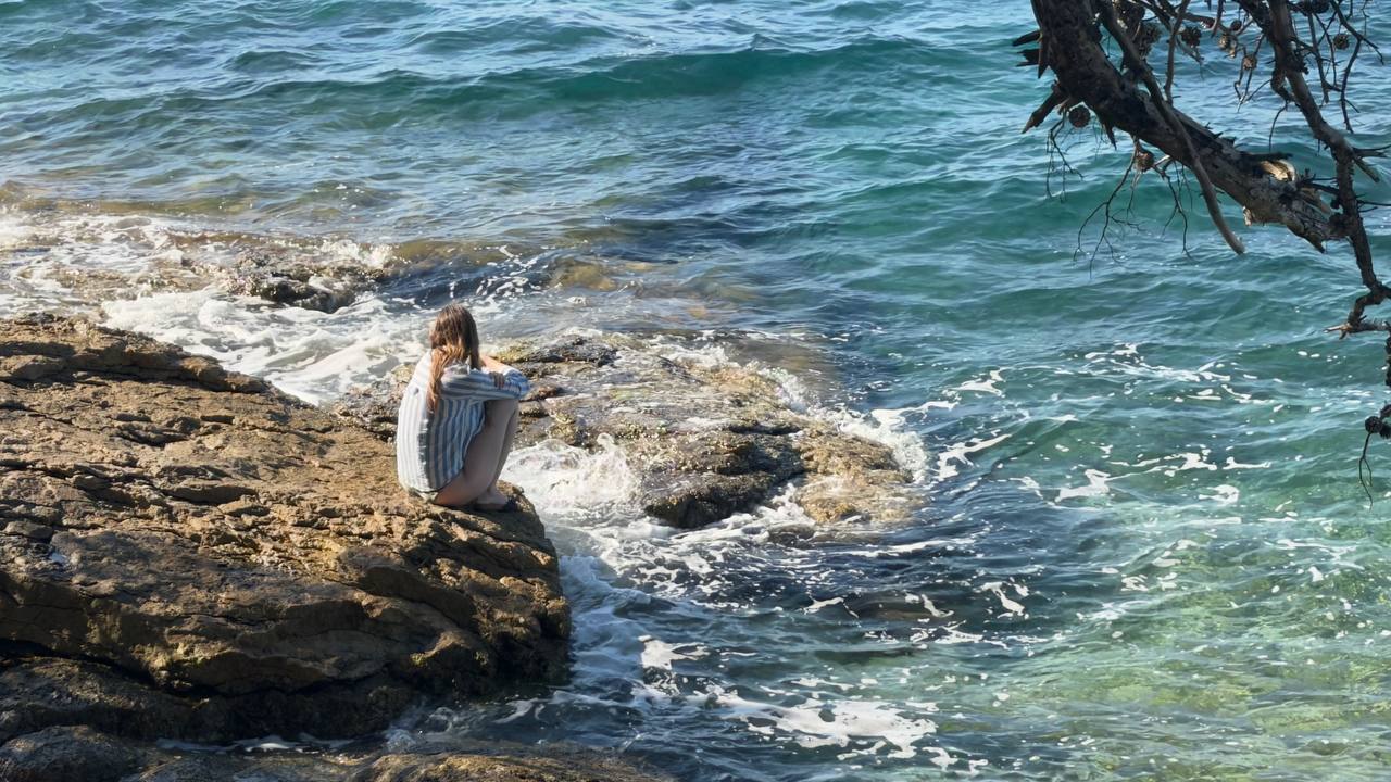 Quietud entre las olas